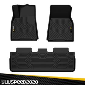 Yl20250221-8 Ylwspeed20 Anti-slip Floor Mats For 20-23 Tesla Model Y All Weather Liner Tpe Carpets