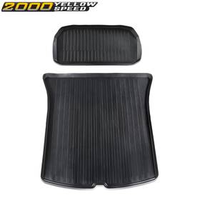 Ylw062140 Ylwspeed2000 Fit For 2020-2024 Tesla Model Y Weather Trunk Mats Tpe Cargo Liner Injection 2pc