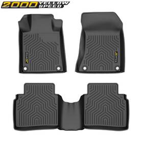 Ylw101639 Ylwspeed2000 3pcs Floor Mats Fit For 2019-2024 Nissan Altima 3d Tpe Liners All Weather