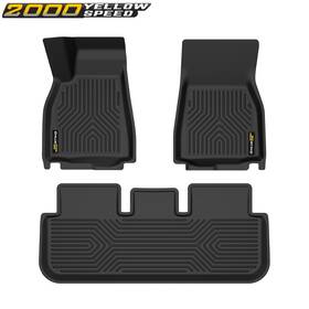 Ylw456262 Ylwspeed2000 Fit For 2021-2024 Tesla Model S All Weather 3d Tpe Floor Mats Protection Liners