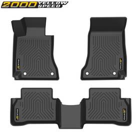 Ylw587377 Ylwspeed2000 Tpe Car Floor Mats Liners Fit For 2015-21 Mercedes-benz C-class Sedan Anti-slip