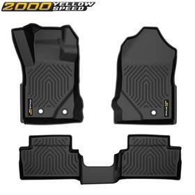Ylwspeed2000 Ylw695633 Fit For 2021-2025 Ford Bronco 2-door All Weather Tpe Floor Mat Liners Black 3pcs