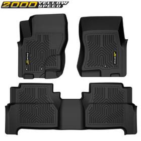 Ylw889832 Ylwspeed2000 Floor Mats Liners Set All Weather Tpe Fit For 2008-2021 Nissan Frontier Crew Cab