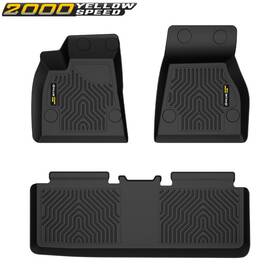 Ylw897730 Ylwspeed2000 Floor Mats Fit For 2015-2020 Tesla Model S Tpe All Weather Protection Liners