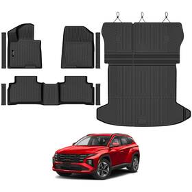 Ymjd-003 Yonmeoo Floor Mats Custom For Hyundai Tucson 2022-2025 2026 Fuel Not Hybrid Trunk