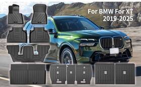 Fm-bm-016-7-zh-3 Yonugli 2019-2025 Bmw X7 G07 7seat All Weather Floor Mats And Cargo Liner Backrest Mat