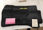 Z14452 Zhz Chevy Corvette Lloyd Velourte Floor Mat Set Yellow Log