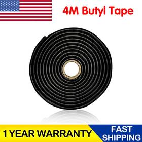 Usam-sku00073 Zxmt 13ft Butyl Tape Rubber Glue Headlight Sealant Retrofit Reseal Headlamp Door Roll