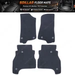 For 2020-2025 Jeep Gladiator Crew Cab Floor Mats Carpet Waterproof Black Velour. Fixed Price $36.69.