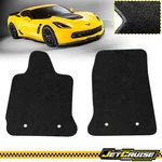 Fits 14-19 Chevy Corvette C7 2DOOR Black Nylon Front Floor Mats Carpets 2PC. Fixed Price $36.99.
