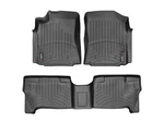 Weathertech Floorliner For 2004-2004 Toyota Tundra 1ST & 2ND Row, Black. Fixed Price $211.90.