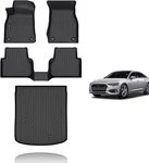Kelcseecs Floor Mats & Cargo Liners For Audi A6 Sedan 2019-2025 Black Pcs. Fixed Price $127.99.