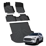 Lasfit Floor Mats For Hyundai Santa Fe 2021-2023 Gas Tpe Waterproof Cargo Liner. Fixed Price $189.00.