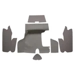 Trunk Mat For 1955-1956 Mercury Monterey Convertible 2DR Burtex With Boards 6PC. Fixed Price $505.90.