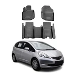 Omac Floor Mats Liner For Honda Fit 2.GEN 2009-2013 Hatchback Black Tpe 4 Pcs. Fixed Price $79.99.
