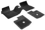 63-64 Full Size Bow Tie Rubber Floor Mats W/o Console Black Front/rear. Fixed Price $370.67.
