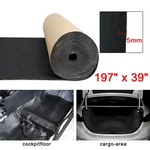 197MIL 5MM 53.35SQFT Car Heat Sound Deadener Insulation Deadening Mat 197"X39". Fixed Price $120.89.
