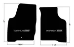New! Black Floor Mats 2006-2016 Chevy Impala Embroidered Ss Logo In Silver Front. Fixed Price $138.99.