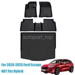 3D Floor Mats Liners /trunk Cargo Full Cover Tpe 2020-2025 Ford Escape. Fixed Price $113.59.