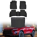 Tpe 3D Floor Mats Trunk Cargo Liners 4PCS For 2021-2025 Chevy Trailblazer Awd. Fixed Price $82.59.