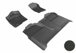 3D Maxpider Black 1ST & 2ND Row Piece Set For Chevrolet Silverado Pickup. Fixed Price $232.99.