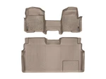 Weathertech Floorliner 2011-2011 Ford F-150 1ST (oth) & 2ND Row, Tan. Fixed Price $279.90.