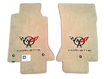 Fits C5 Corvette Carpet Floor Mats Light Shale (tan) W/double Logo -velourtex. Fixed Price $162.99.