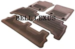 Lexus Oem Factory 5PC All Weather Floor Mat Set W/3RD 2014-2021 GX460 Brown. Fixed Price $146.30.