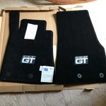 2013 2014 Ford Mustang 2PC Black Ultimat Front Driver & Pass. Floor Mats Set Nib. Fixed Price $144.95.