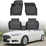 3D Front & 2ND Row Floor Mats Liners 2013-2016 Ford Fusion Tpe All Weather. Fixed Price $63.99.