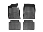 Weathertech Floorliner For 2011-2014 Hyundai Genesis 1ST & 2ND Row, Black. Fixed Price $201.90.