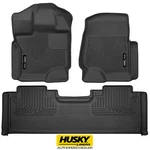 Husky X-act Contour Floor Mats Front Back 17-25 Ford F250 F350 Extended Cab. Fixed Price $169.99.