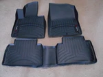 Weathertech Floorliner For 2021-2023 Hyundai Santa Fe 1ST & 2ND Row, Black. Fixed Price $150.00.