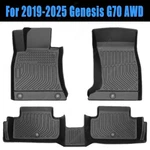 For 2019-2025 Genesis G70 Awd Tpe All-weather Front & Rear Floor Mats Liners Set. Fixed Price $72.19.