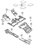 Genuine Mopar Mat-floor 5VN67HL1AB. Fixed Price $163.75.