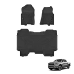 3D Molded Floor Mats Black For 2019-2020 Dodge Ram 1500 Crewcab Tpe All Weather. Fixed Price $80.59.
