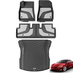 Coverado Tesla Model 3 Floor Mats 2024-2025, Custom Fit All Weather Tpe Cargo.... Fixed Price $221.31.