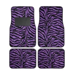 New Safari Print Zebra Tiger Purple Truck Front Back Carpet Floor Mats. Fixed Price $36.89.
