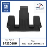 New Oem 2020-2025 Cadillac XT6 3RD Row Floor Liner Black Gm 84220186. Fixed Price $67.00.