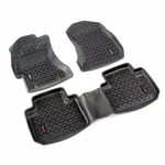 Rugged Ridge All Terrain 1ST & 2ND Row Black Floor Liners For 87-95 Wrangler Yj. Fixed Price $199.99.