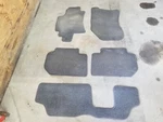 2009 Subaru Tribeca Set Of Carpet Floor Mats Front Left/right, 2ND & 3RD Row. Fixed Price $85.76.
