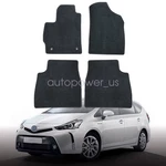 For 2012-2015 Toyota Prius Front & Rear Replacement Floor Mats Carpet Velour Blk. Fixed Price $36.25.