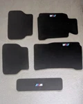 Bmw Series (E39, 1995-2003) 5-PIECE Floor Mat Set With Sport Logo Black. Fixed Price $50.00.