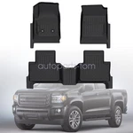 Tpe Floor Mats Liner For 2015-2022 Chevy Colorado/gmc Canyon Crew Cab Waterproof. Fixed Price $64.49.