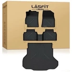 Lasfit Floor Mats Cargo Liner Kia K4 2025-2026 Sedan Tpe Full Set Black. Fixed Price $159.00.