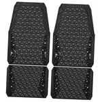 Bling Diamond Car Mats Rubber Floor Full Set Anti-slip 3D Black. Fixed Price $47.97.