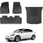 4PCS Floor Mats Set For 2020-2024 Tesla Model Y Tpe All Weather Cargo Liner. Fixed Price $40.00.