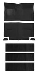 New! 1965-1968 Mustang Black Fastback Set Carpet Molded By Acc With Fold Down 3P. Fixed Price $219.95.