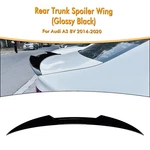 1PC Gloss Black Rear Trunk Spoiler Lip Bodykit For Audi A3 8V 2014-2020 M4 Style. Fixed Price $35.00.
