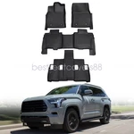 Floor Mats Liner Tpe Fits 2023-2025 Toyota Sequoia 7/8 Seats Anti-slip Full Set. Fixed Price $98.19.